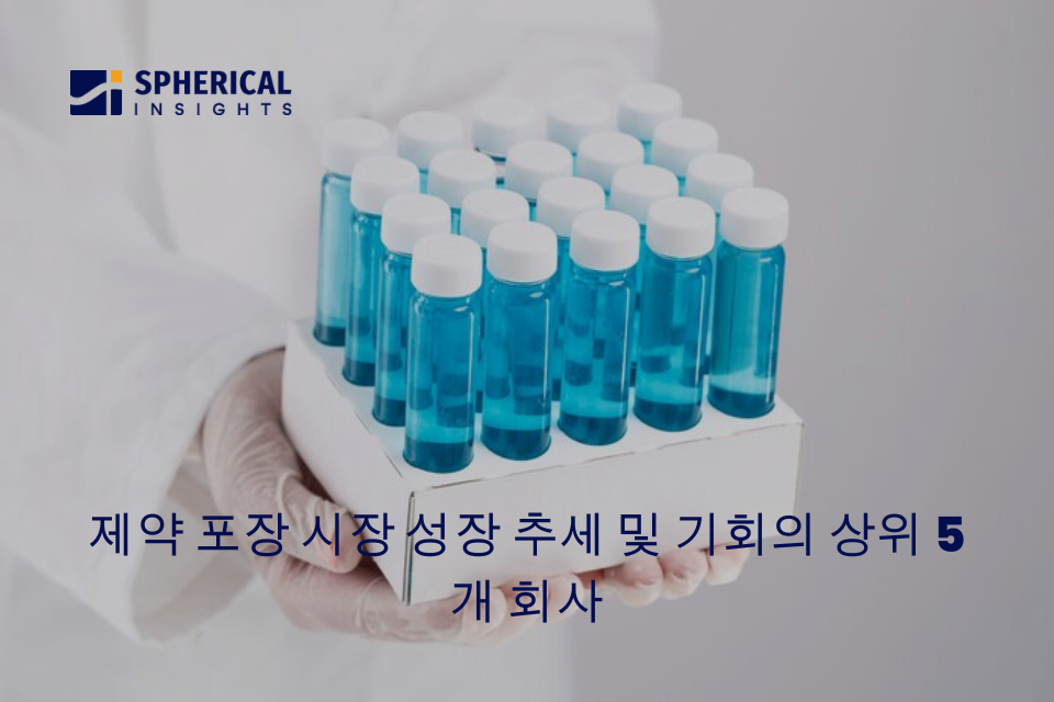 의약품 포장 시장의 상위 5 개 기업: 성장, 추세, 기회